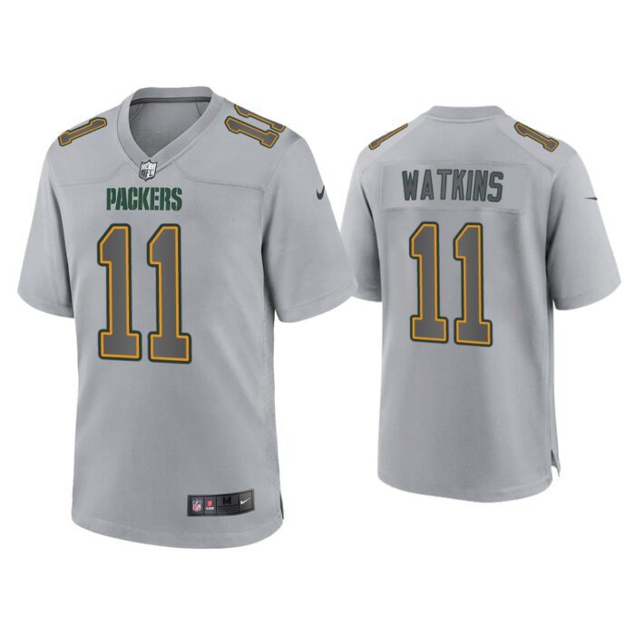 Sammy Watkins Green Bay Packers Gray Atmosphere Fashion Game Jersey