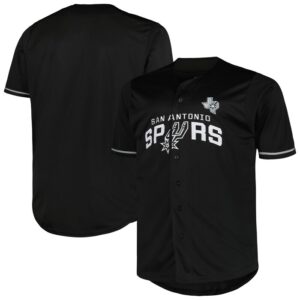 San Antonio Spurs Profile Big & Tall Pop Jersey - Black