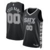 San Antonio Spurs Unisex 2022/23 Swingman Custom Jersey - Statement Edition - Black