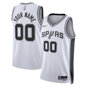 San Antonio Spurs Unisex Swingman Custom Jersey White - Association Edition