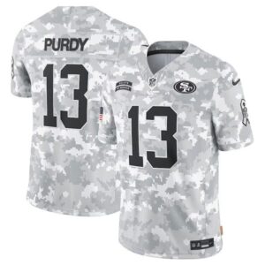 San Francisco 49ers #13 Brock Purdy Arctic Camo 2024 F.U.S.E. Salute to Service Limited Football Stitched Jersey