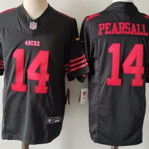 San Francisco 49ers #14 Ricky Pearsall Black 2024 Draft F.U.S.E. Vapor Untouchable Limited Football Stitched Jersey