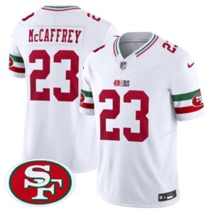 San Francisco 49ers #23 Christian McCaffrey White F.U.S.E. Mexico Vapor Limited Football Stitched Jersey