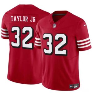 San Francisco 49ers #32 Patrick Taylor Jr New Red 2024 F.U.S.E. Vapor Untouchable Limited Football Stitched Jersey