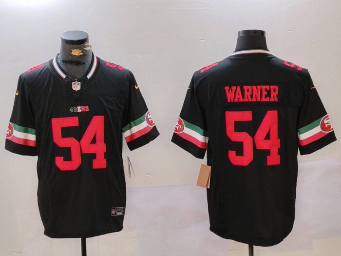 San Francisco 49ers #54 Fred Warner Black F.U.S.E. Mexico Vapor Limited Football Stitched Jersey