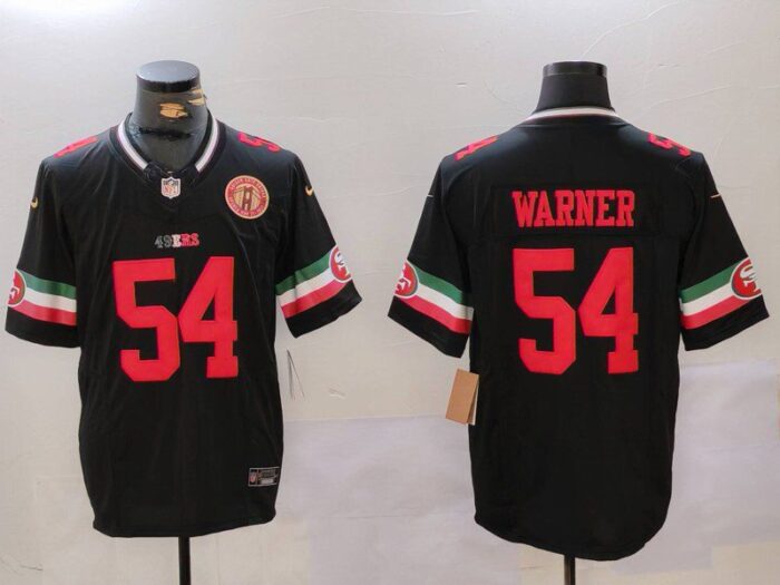 San Francisco 49ers #54 Fred Warner Black F.U.S.E. Mexico With Gate Bridge Patch Vapor Limited Football Stitched Jersey