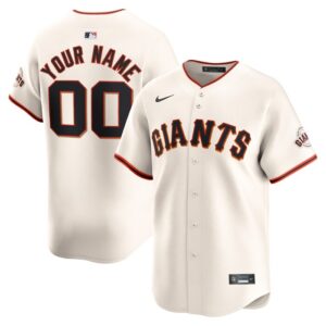 San Francisco Giants Home Limited Custom Jersey - Cream