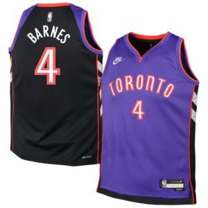 Scottie Barnes Toronto Raptors Youth 2024/25 Swingman Jersey - Purple - Classic Edition