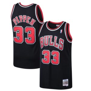 Scottie Pippen Chicago Bulls 1997/98 Hardwood Classics Swingman Jersey - Black