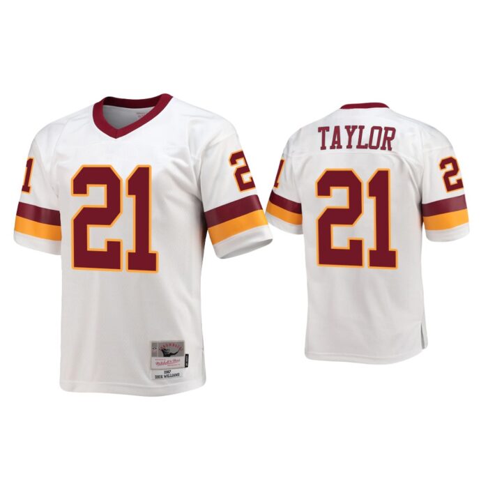 Sean Taylor Washington Commanders White Throwback Legacy Replica Jersey