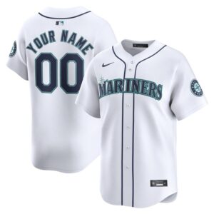 Seattle Mariners Home Limited Custom Jersey - White