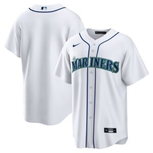 Seattle Mariners Home Replica Team Jersey - White