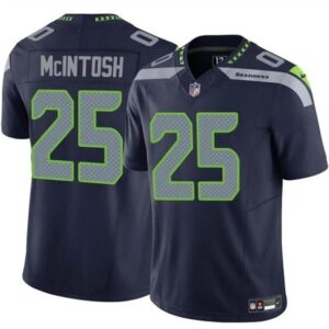 Seattle Seahawks #25 Kenny McIntosh Navy 2024 F.U.S.E. Vapor Limited Football Stitched Jersey