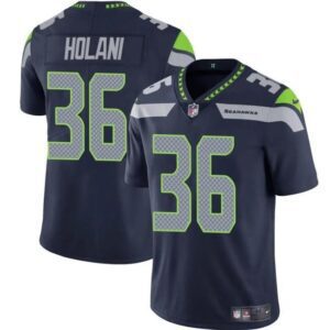 Seattle Seahawks #36 George Holani Navy 2024 Vapor Limited Football Stitched Jersey