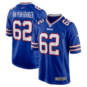 Sedrick Van Pran-Granger Buffalo Bills Game Jersey - Royal