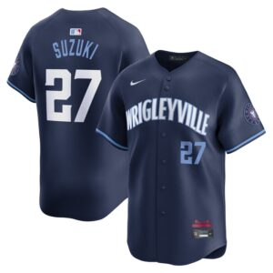 Seiya Suzuki Chicago Cubs City Connect Limited Player Jersey - Navy