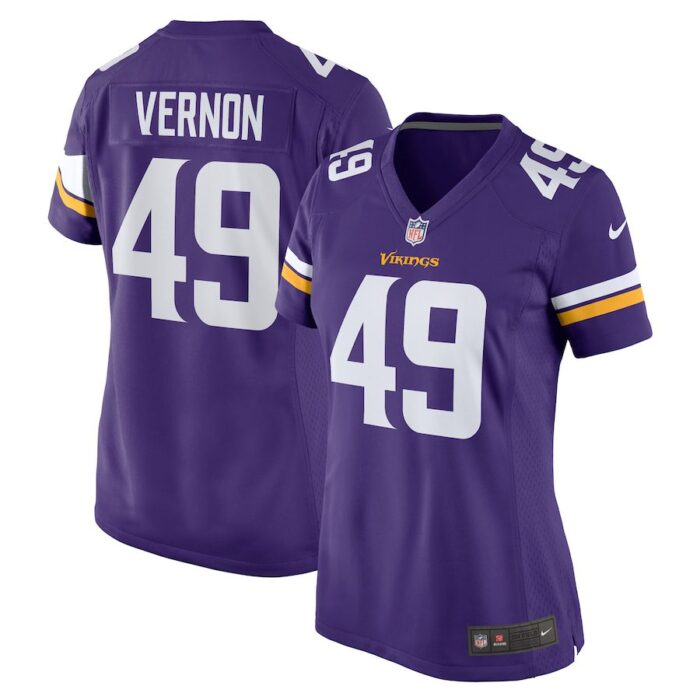 Seth Vernon Minnesota Vikings Women's Game Jersey - Purple