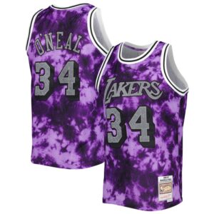 Shaquille O'Neal Los Angeles Lakers 1996/97 Galaxy Swingman Jersey - Purple