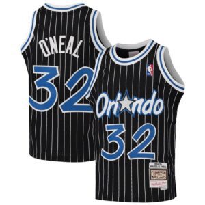 Shaquille O'Neal Orlando Magic Youth 1994-95 Hardwood Classics Swingman Throwback Jersey - Black