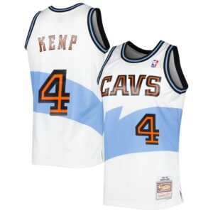 Shawn Kemp Cleveland Cavaliers Hardwood Classics Swingman Jersey - White