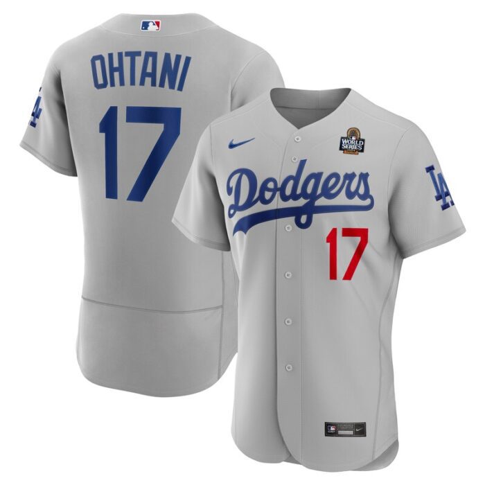 Shohei Ohtani Los Angeles Dodgers 2024 World Series Alternate Player Jersey - Gray