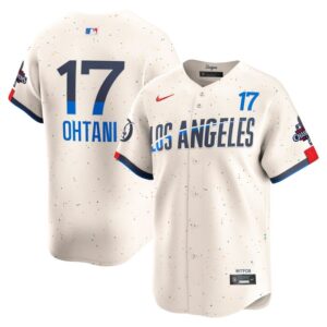 Shohei Ohtani Los Angeles Dodgers 2024 World Series Champions City Connect Limited Player Jersey - Cream