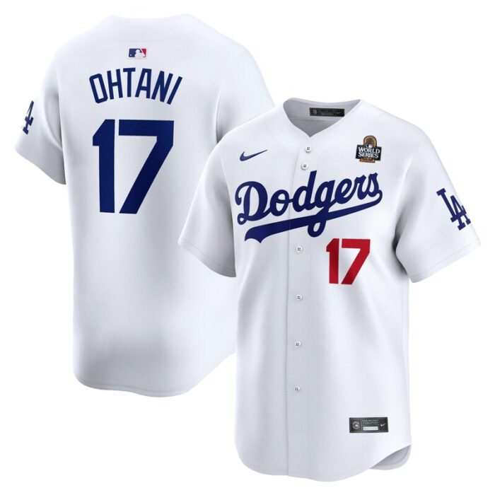 Shohei Ohtani Los Angeles Dodgers 2024 World Series Home Limited Player Jersey - White