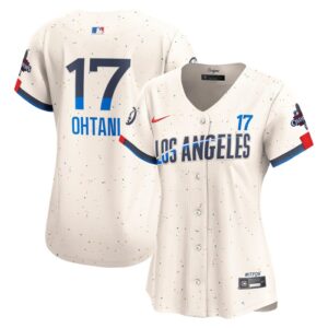 Shohei Ohtani Los Angeles Dodgers Women 2024 World Series Champions City Connect Limited Player Jersey - Cream