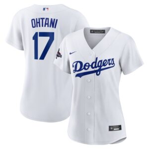 Shohei Ohtani Los Angeles Dodgers Women 2024 World Series Champions Home Replica Player Jersey - White