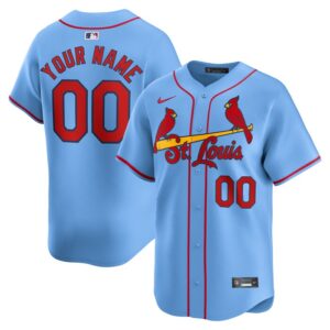 St. Louis Cardinals Alternate Limited Custom Jersey - Light Blue