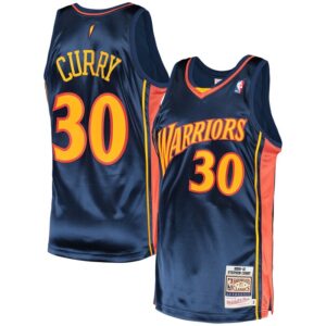 Stephen Curry Golden State Warriors 2009/10 Hardwood Classics Jersey - Navy