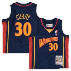 Stephen Curry Golden State Warriors Infant Historic Logo Jersey - Navy