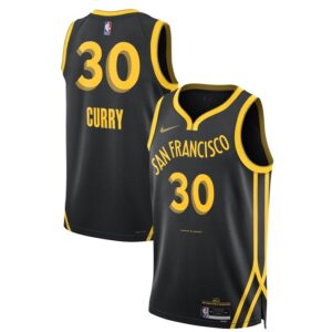 Stephen Curry Golden State Warriors Unisex 2023/24 Swingman Jersey - Black - City Edition