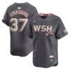 Stephen Strasburg Washington Nationals City Connect Limited Player Jersey - Charcoal