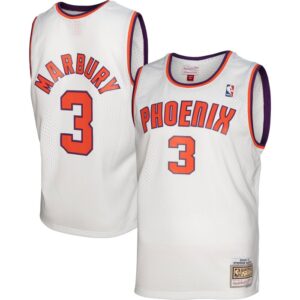 Stephon Marbury Phoenix Suns 2001/02 Hardwood Classics Swingman Jersey - White