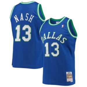 Steve Nash Dallas Mavericks 1998/99 Hardwood Classics Swingman Jersey - Blue