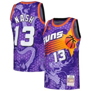 Steve Nash Phoenix Suns 1996/97 Hardwood Classics Asian Heritage 6.0 Swingman Throwback Player Jersey - Purple