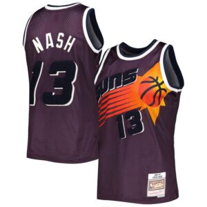 Steve Nash Phoenix Suns 1996/97 Hardwood Classics Off-Court Swingman Jersey - Purple