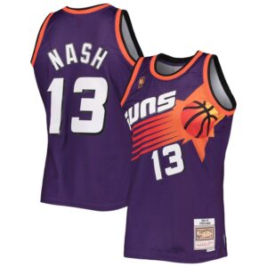 Steve Nash Phoenix Suns 1996/97 Hardwood Classics Swingman Jersey - Purple