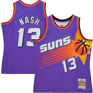 Steve Nash Phoenix Suns Hardwood Classics 1996/97 Tropical Swingman Jersey - Purple