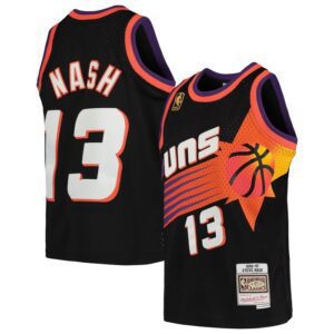 Steve Nash Phoenix Suns Youth 1996-97 Hardwood Classics Swingman Throwback Jersey - Black