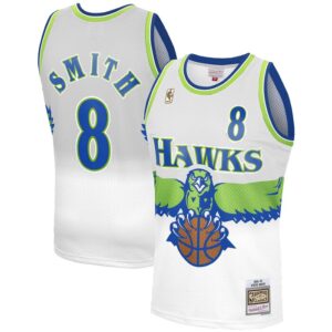 Steve Smith Atlanta Hawks 1996-97 Hardwood Classics Reload 3.0 Swingman Jersey - White