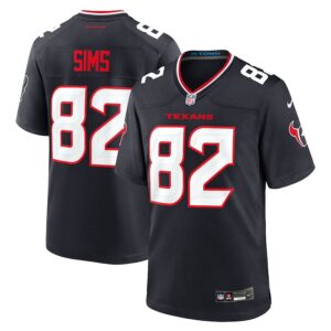 Steven Sims Houston Texans Team Game Jersey - Navy