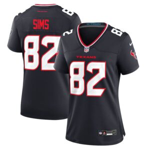 Steven Sims Houston Texans Women's Team Game Jersey - Navy