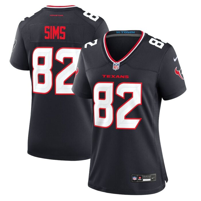 Steven Sims Houston Texans Women's Team Game Jersey - Navy