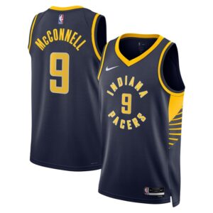 T.J. McConnell Indiana Pacers Unisex Swingman Replica Jersey - Icon Edition - Navy