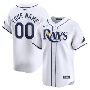 Tampa Bay Rays Home Limited Custom Jersey - White