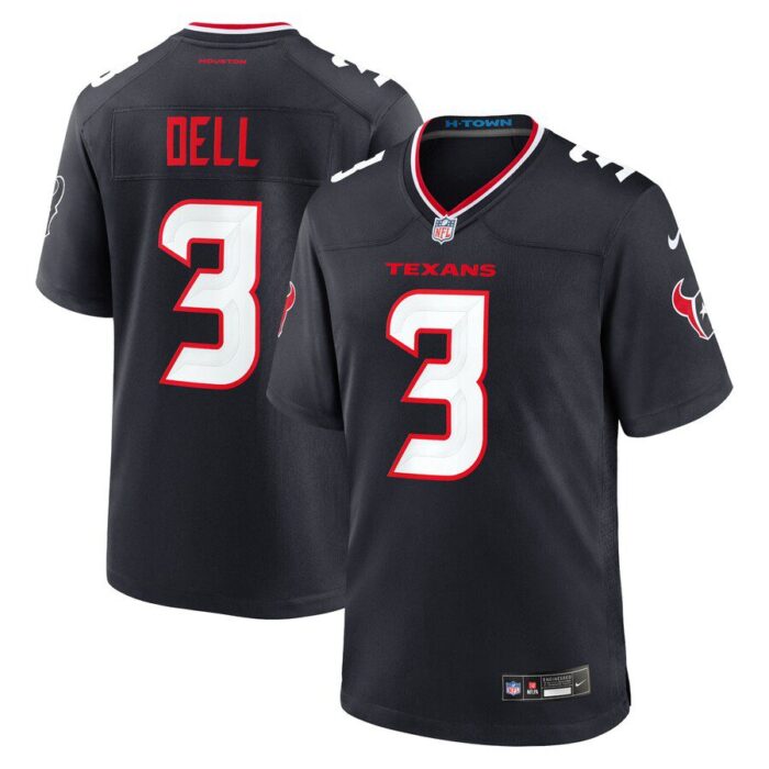 Tank Dell Houston Texans Game Jersey - Navy