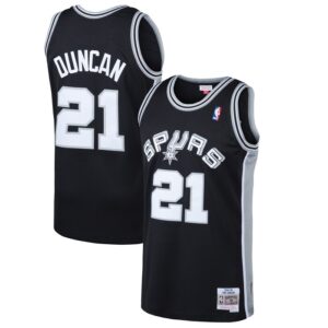 Tim Duncan San Antonio Spurs 1998/99 Hardwood Classics Swingman Jersey - Black