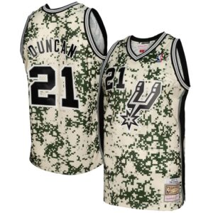 Tim Duncan San Antonio Spurs 2013/14 Swingman Jersey - Camo